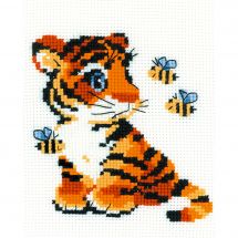 Kit Punto Croce - Riolis - Piccola tigre