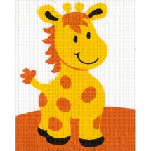 Kit di tela per bambini - Vervaco - Piccolo giraphe