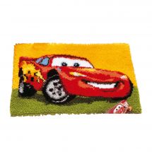 Kit tappeto a punto smirne - Vervaco - Lightning McQueen