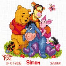 Kit Punto Croce - Vervaco - Winnie e i suoi amici