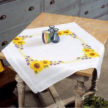 Kit tovaglia da ricamo - Vervaco - Girasoli