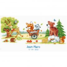 Kit Punto Croce - Vervaco - Un giro nel bosco