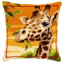 Kit cuscino fori grossi - Vervaco - Cuscino da ricamare giraffa