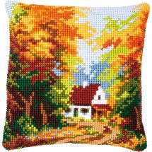 Kit cuscino fori grossi - Vervaco - Casa nella foresta