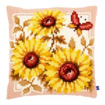 Kit cuscino fori grossi - Vervaco - I girasoli