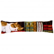 Kit cuscino porta inferiore - Vervaco - Gatto addormentato su una mensola