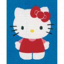Kit di tela per bambini - Vervaco - Hello Kitty