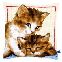 Kit cuscino fori grossi - Vervaco - Gattini che giocano