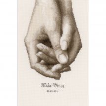 Kit Punto Croce - Vervaco - Mano nella mano