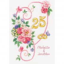 Kit Punto Croce - Vervaco - Anniversario di matrimonio