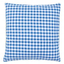 Retro di cuscino  - Vervaco - Vichy blu e bianco