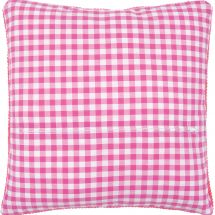 Retro di cuscino  - Vervaco - Vichy rose e bianco