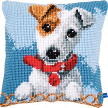 Kit cuscino fori grossi - Vervaco - Jack russel