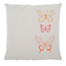 Kit cuscino da ricamo - Vervaco - Farfalla arancione