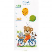 Kit di metri crescita da ricamo - Vervaco - Orso giocando