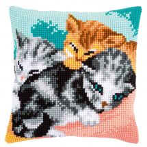 Kit cuscino fori grossi - Vervaco - Tre gatti