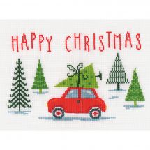 Kit Punto Croce - Vervaco - Happy Christmas