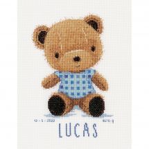 Kit Punto Croce - Vervaco - orso di peluche