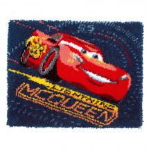 Kit tappeto a punto smirne - Vervaco - Lightning McQueen