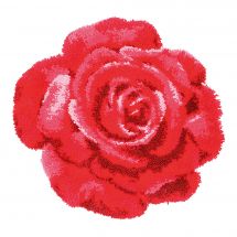 Kit tappeto a punto smirne - Vervaco - Rosa Rosso