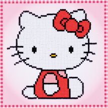 Kit ricamo diamante - Vervaco - Hello Kitty