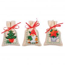 Kit sacchetto profumato da ricamo - Vervaco - Natale