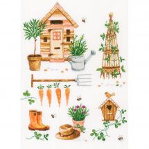 Kit Punto Croce - Vervaco - giardino