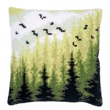 Kit cuscino fori grossi - Vervaco - Verde foresta