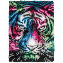 Kit tappeto a punto smirne - Vervaco - Tigre