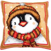 Kit cuscino fori grossi - Vervaco - Pinguino