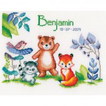 kit ricamo a punto croce - Vervaco - Animali