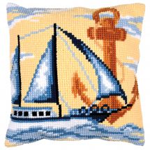 Kit cuscino fori grossi - Vervaco - Bollo veliero