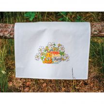 Kit per ricamare un canovaccio da cucina - Vervaco - Ape felice