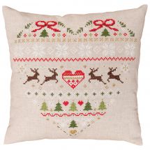 Kit cuscino da ricamo - Vervaco - Natale