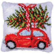 kit cuscini punto smirne - Vervaco - Auto di Natale