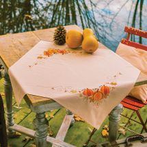 Kit tovaglia da ricamo - Vervaco - Zucche autunnali