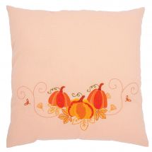 Kit cuscino da ricamo - Vervaco - Zucche autunnali