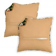Retro di cuscino  - Vervaco - 2 cuscini 45 x 45 cm - Beige