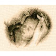 Kit Punto Croce - Vervaco - Madre e bambino