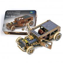 Puzzle meccanico in legno 3D - Wooden City - Hot Rod