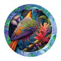 puzzle in legno - Wooden City - Uccello colorato - 505 pezzi