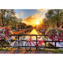 puzzle in legno - Wooden City - Biciclette Amsterdam - 1010 pezzi
