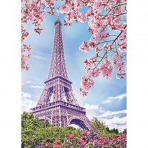 Kit ricamo diamante - Wizardi - Parigi nella primavera
