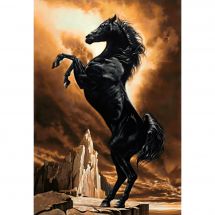 Kit ricamo diamante - Wizardi - Cavallo forte