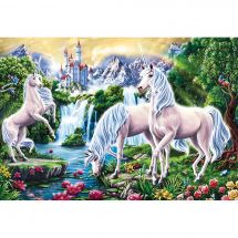 Kit ricamo diamante - Wizardi - unicorni