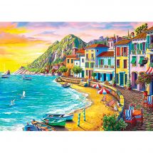 Kit ricamo diamante - Wizardi - In riva al mare