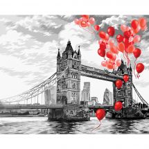 Kit di pittura per numero - Wizardi - Tower Bridge