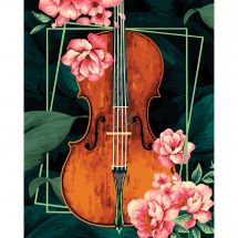 Kit di pittura per numero - Wizardi - Violino d'epoca