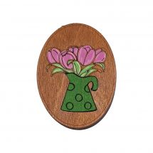 Porta aghi - Wizardi - Scatola magnetica per aghi - Tulipes rose