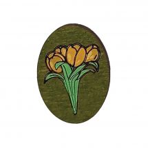 Porta aghi - Wizardi - Magnete ad ago - Tulipani gialli